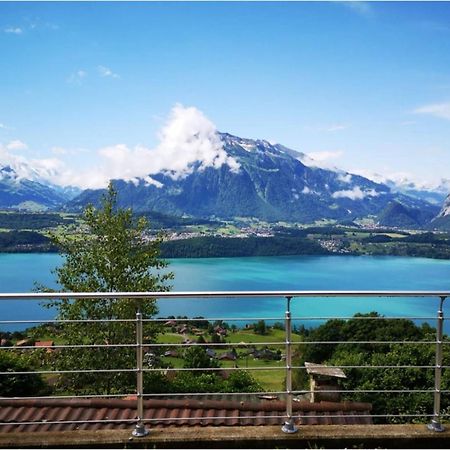 Chalet With View Of The Mountains And The Thun Lake Sigriswil Kültér fotó