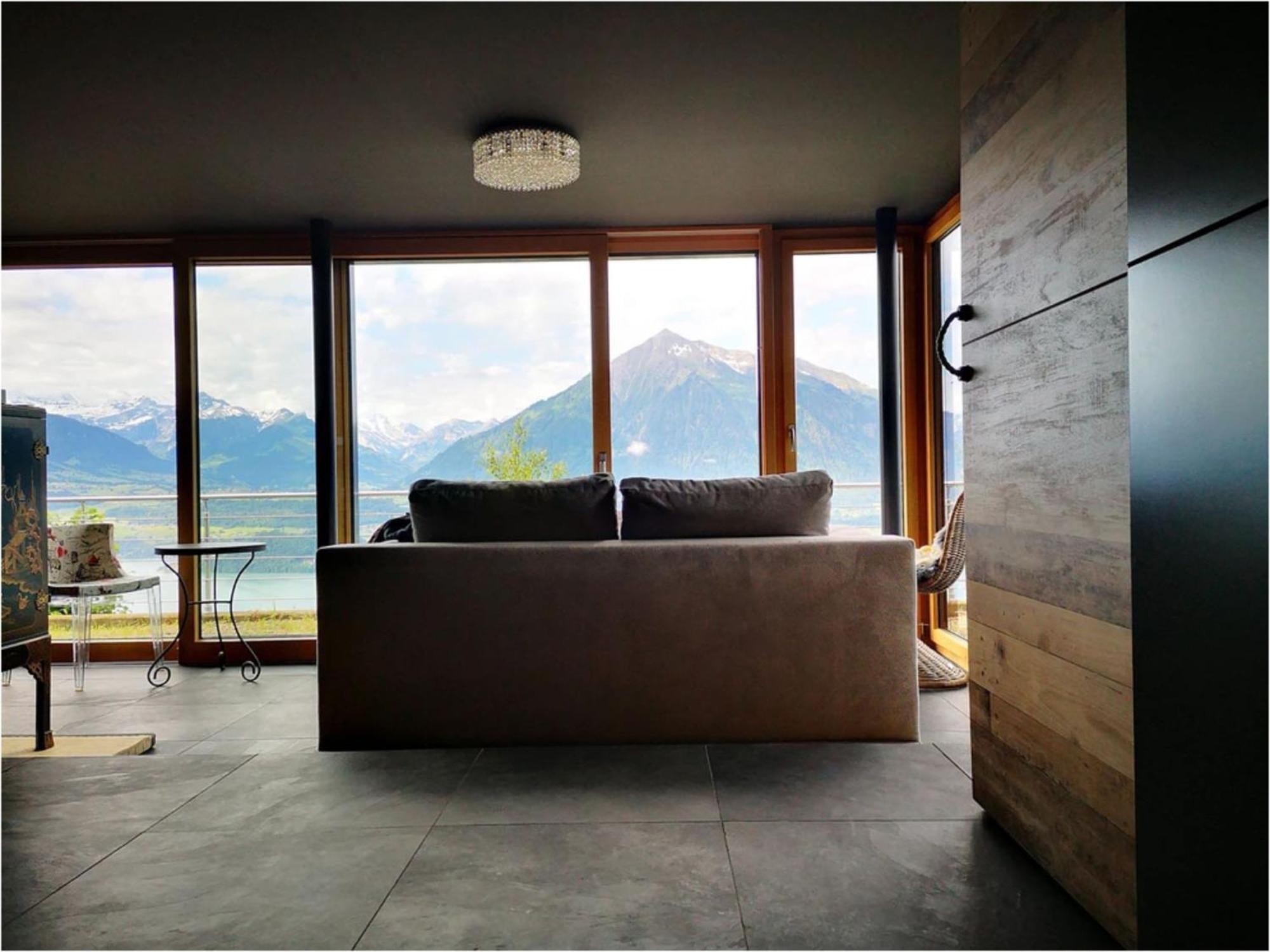 Chalet With View Of The Mountains And The Thun Lake Sigriswil Kültér fotó