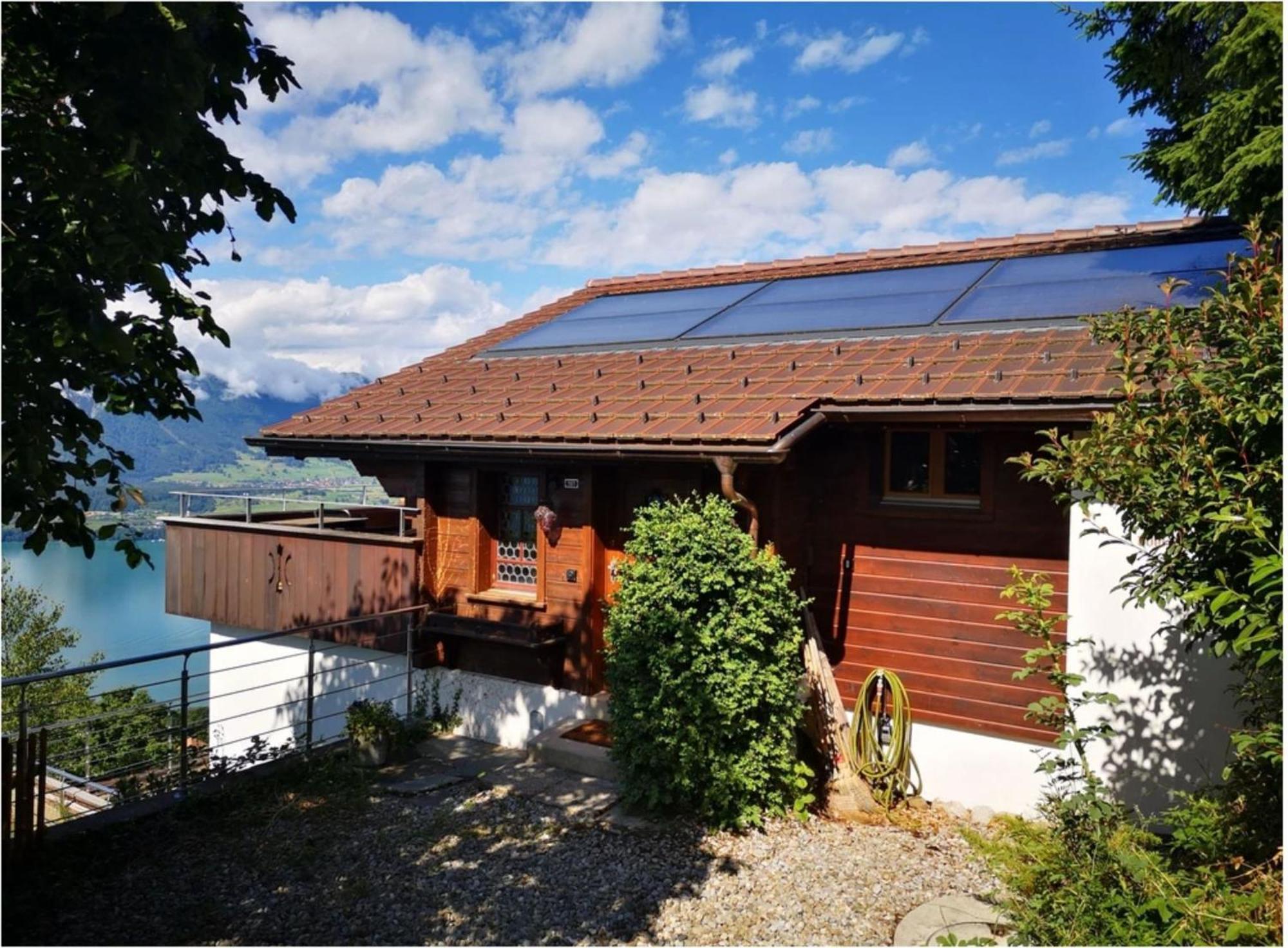 Chalet With View Of The Mountains And The Thun Lake Sigriswil Kültér fotó