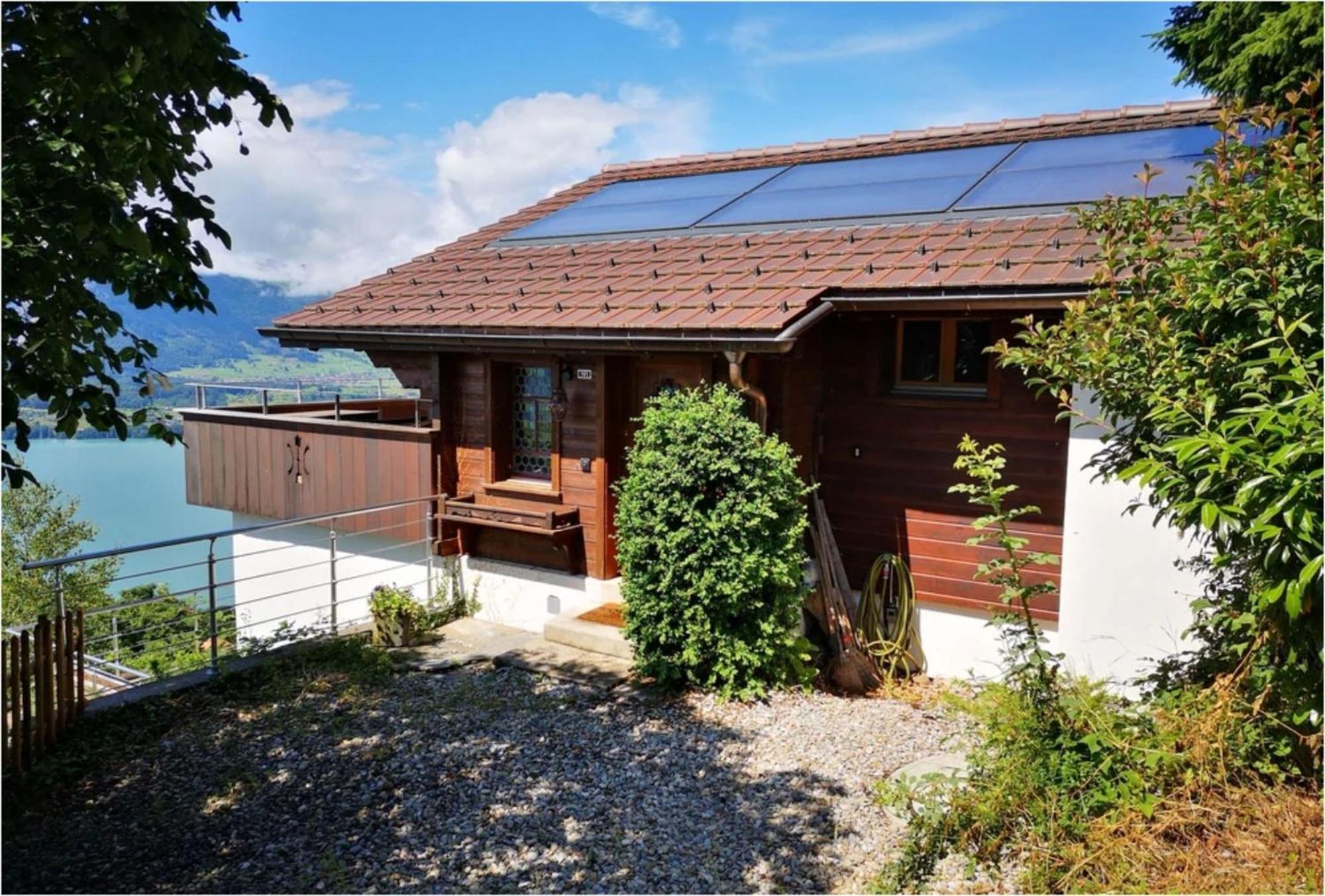 Chalet With View Of The Mountains And The Thun Lake Sigriswil Kültér fotó