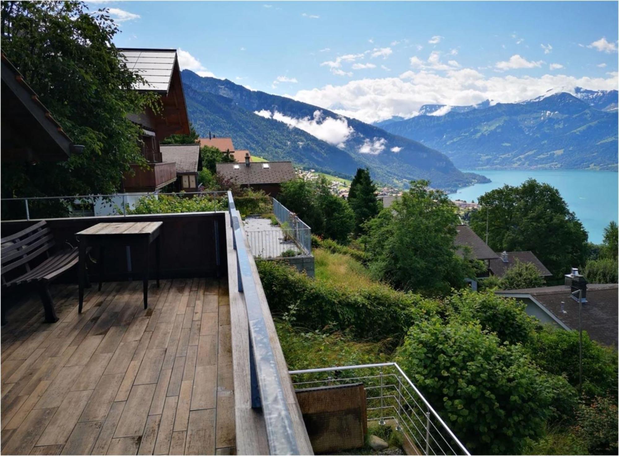 Chalet With View Of The Mountains And The Thun Lake Sigriswil Kültér fotó