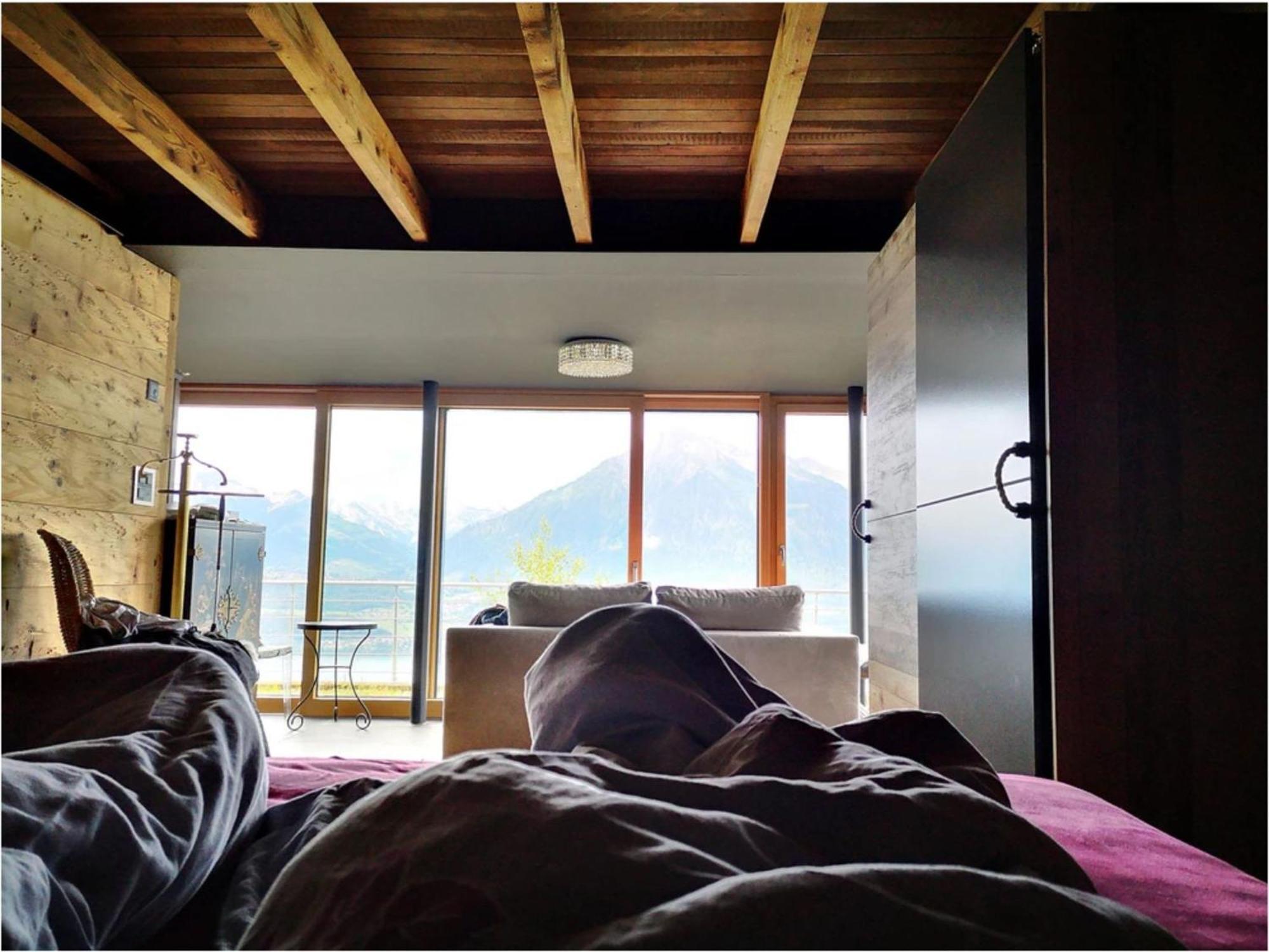 Chalet With View Of The Mountains And The Thun Lake Sigriswil Kültér fotó